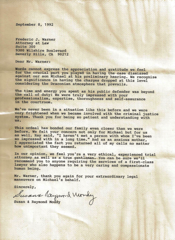 Appreciation Letter